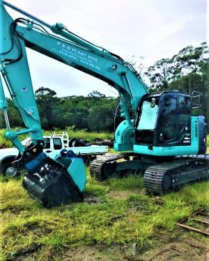 24 ton Excavators with Close Rotation